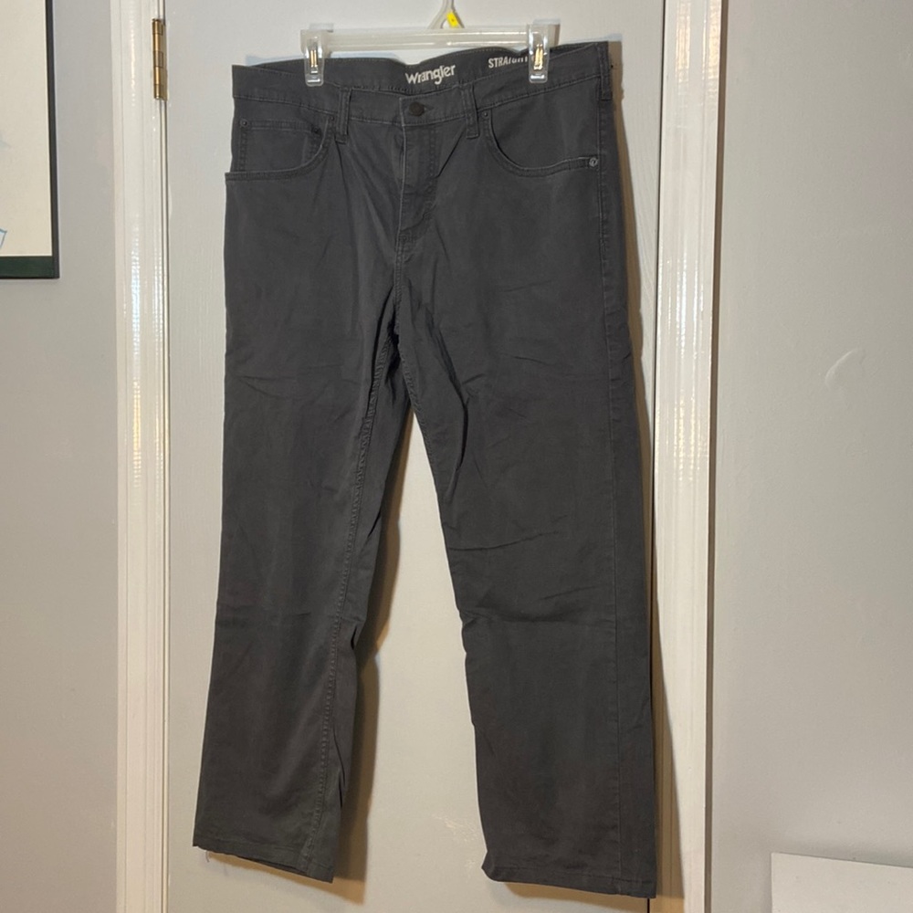 Wrangler waist 36” by 26” length grey lightweight jeans